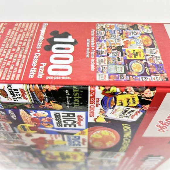 Vintage Kelloggs Happy Hostess Collage 1000 Piece Puzzle w Poster - Picture 5 of 6